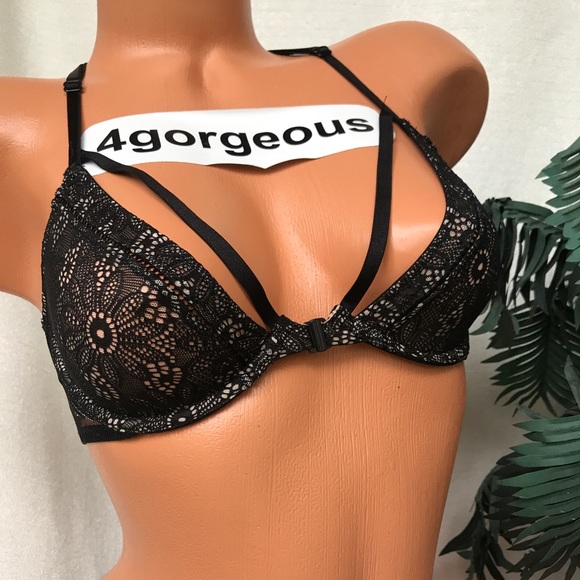 Soutien-gorge Victoria's Secret Crochet Avec Attache Avant, Dos Nu - Taille 32C, Rose, Neuf Sans étiquettes